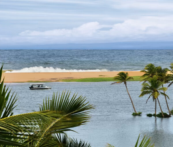 Boating at Poovar Island