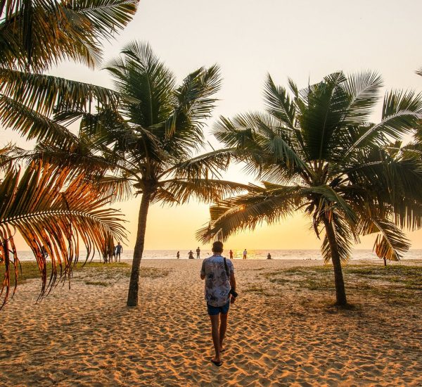 Beach front at Marari beach resort for Alleppey getaways